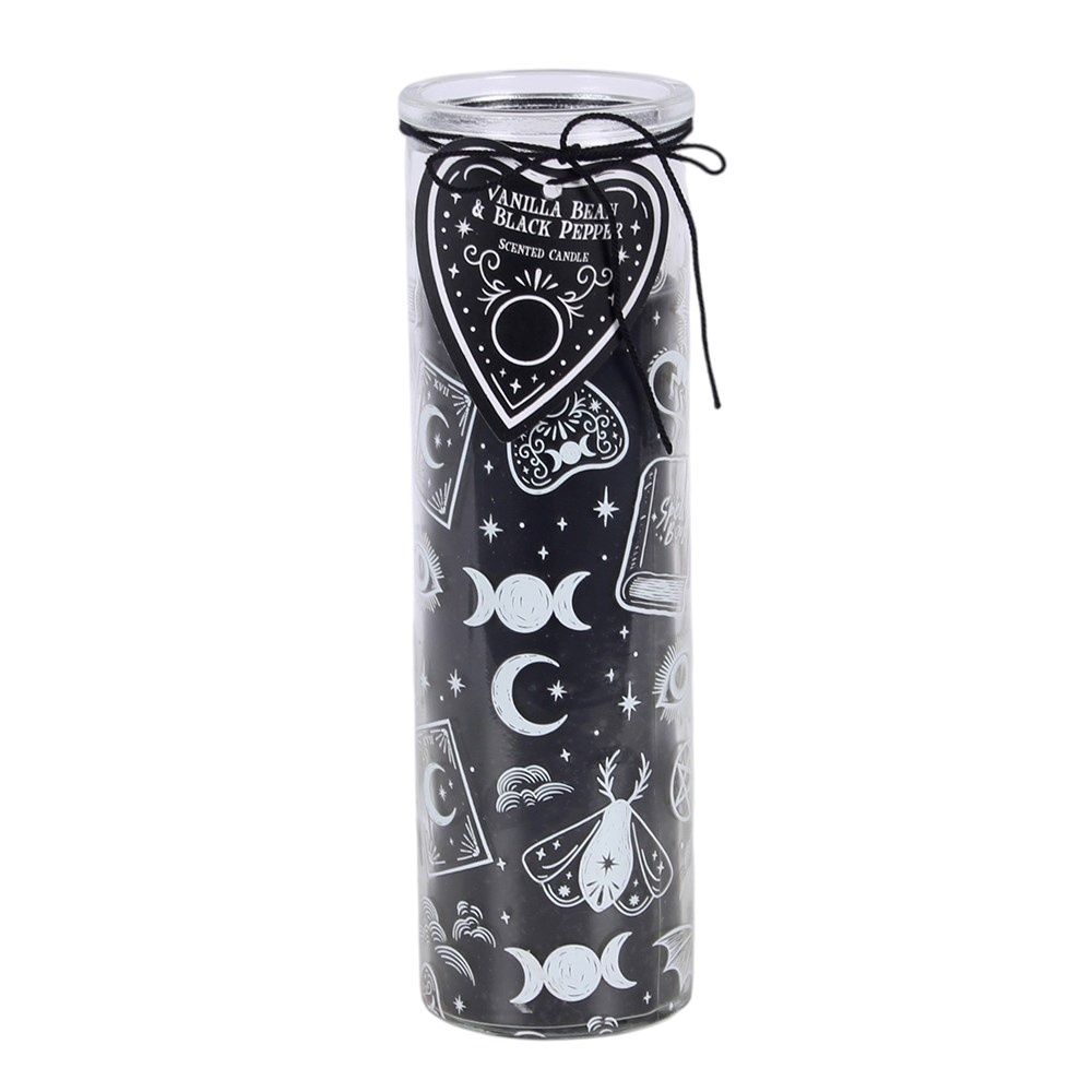 Something Different - Vanilla Bean & Black Pepper Tube Candle Duftkerze - Schwarz/Weiß